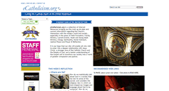 Desktop Screenshot of ecatholicism.org